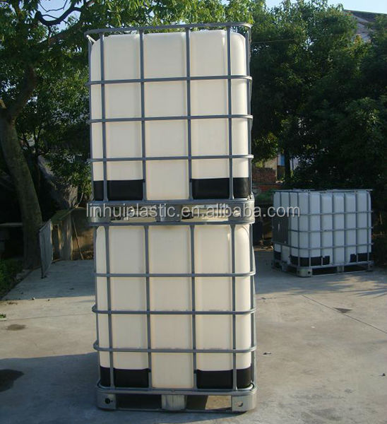 Квадратный линейный полиэтилен низкой плотности (lldpe) 1000 л бак ibc контейнер с железной клетке