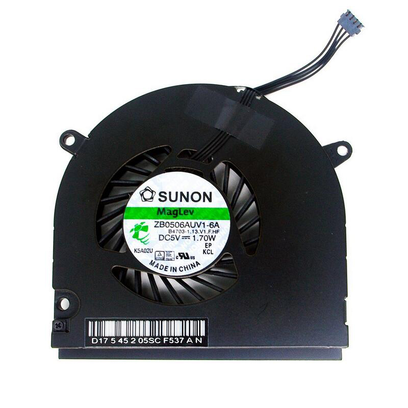 Оригинальный новый вентилятор охлаждения для macbook pro 13 ''A1278 cpu fan замена 2008 2009 2010 2011 2012