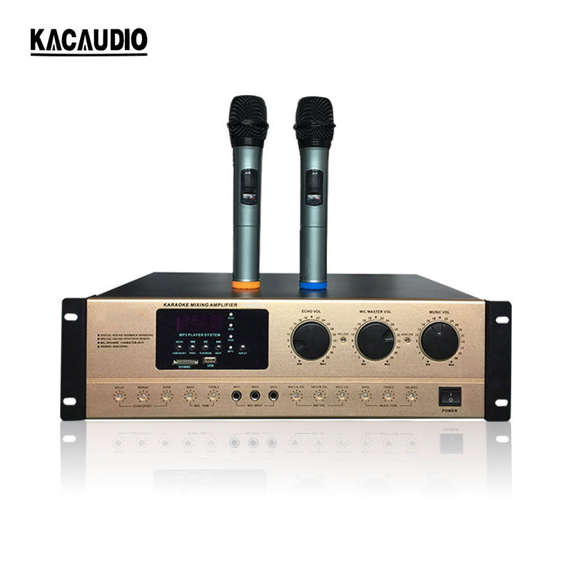 Цифровой усилитель для караоке echo, 600 Вт, конференц-усилитель с микрофоном