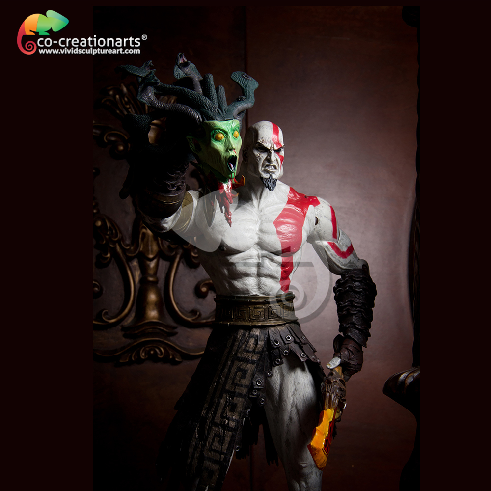 Фигурка аниме NECA God of War II Kratos из стекловолокна в натуральную величину