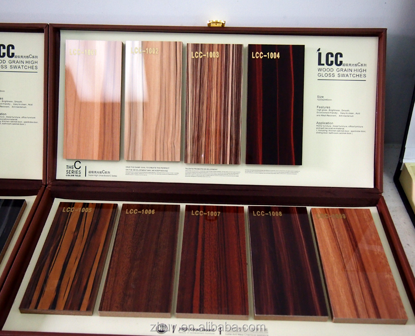 glossy uv paint MDF board for Home furniture parts