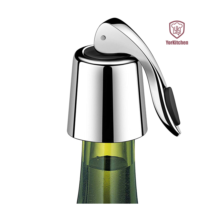 Custom Wine Bottle Stopper Wine Saver Stainless Steel Wine Bottle Plug