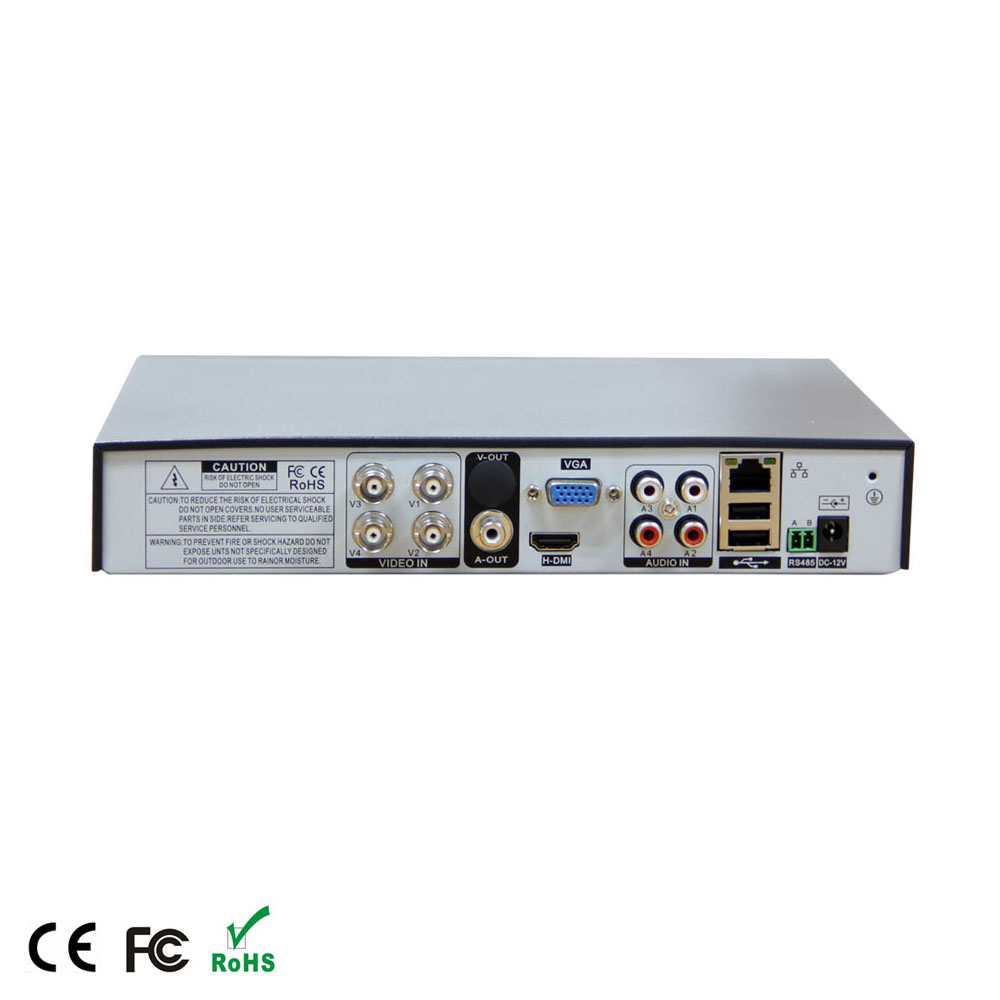 Оптовая продажа Высокое качество 5in1 1080p p2p XMeye 4ch H.264 full HD cctv dvr для камеры видеонаблюдения
