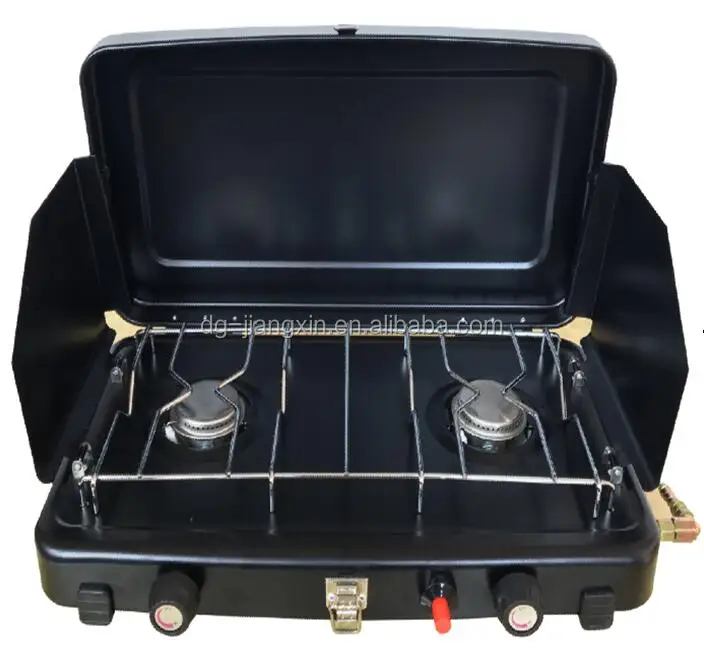 Propane Camp Stoves Dual Burner Piezo Igniter Propane Stove