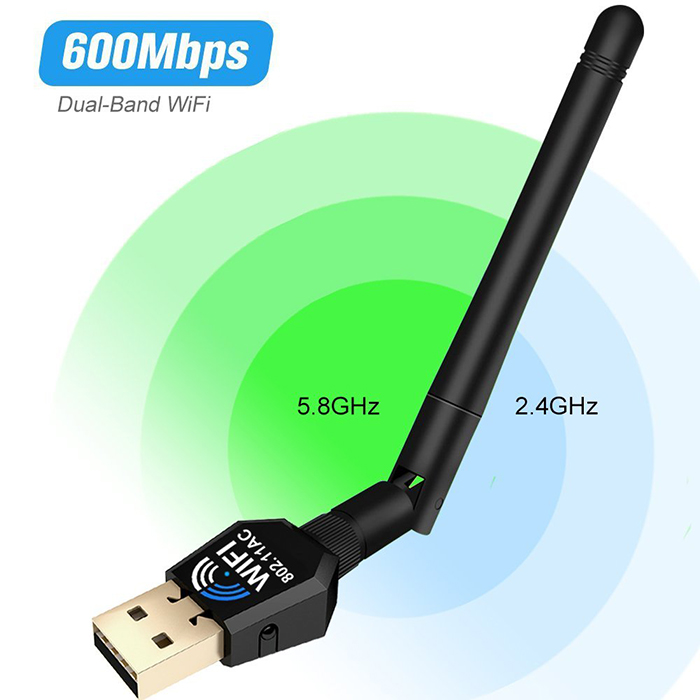 RTL8812AU 802,11 ac 600 Мбит/с двухдиапазонный беспроводной usb wifi адаптер для android tv box