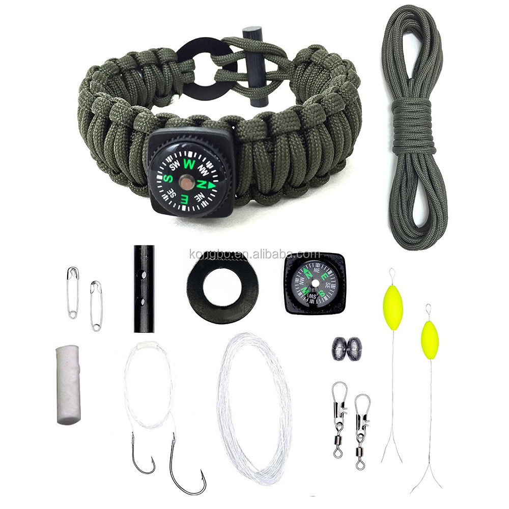 KongBo 2016 наружное оборудование регулируемый браслет производитель paracord выживания