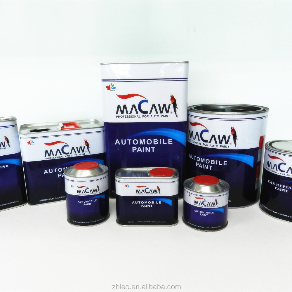 Краска для автомобиля Macaw Spray Acrylic Car Paint 1K металлические цвета