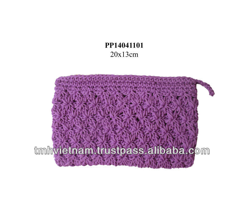 PP crochet mini wallet