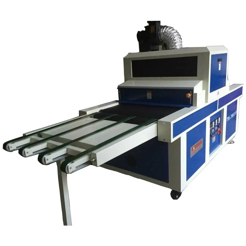 screen printing UV drying tunnel/UV curing machine with screen printing conveyor dryer