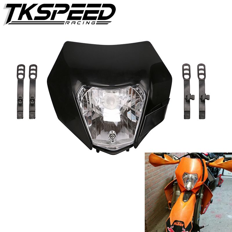 Передняя фара электровелосипеда Байк мотокросс Supermoto Универсальный Новый фара для KTM SX EXC SMR SXF XCF фару