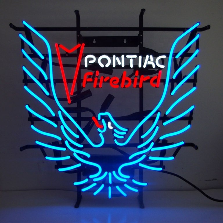 Неоновая светодиодная вывеска Pontiac Firebird