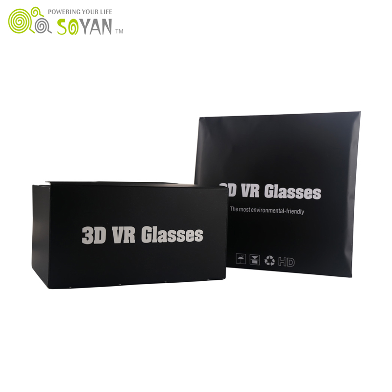 Soyan factory price and high quality google cardboard 3D glass VR headsets 3.0