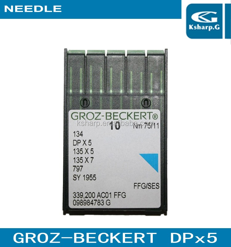 Groz-беккерт иглы DPx5 135x5 для Buttonholing машина сделано в германии