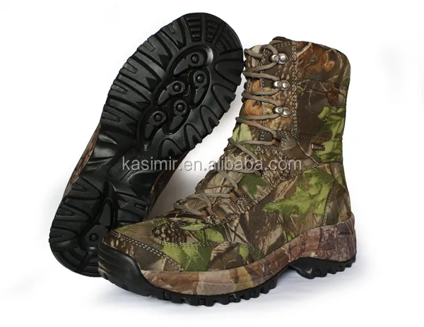 Wholesale waterproof camouflage 9 inch hunting boots for men