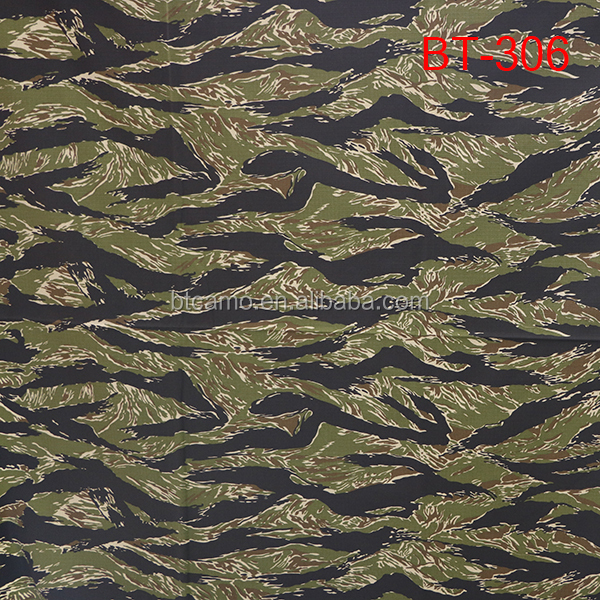 Militarytigerstripe камуфляжной ткани, камуфляжная ткань для BT-306