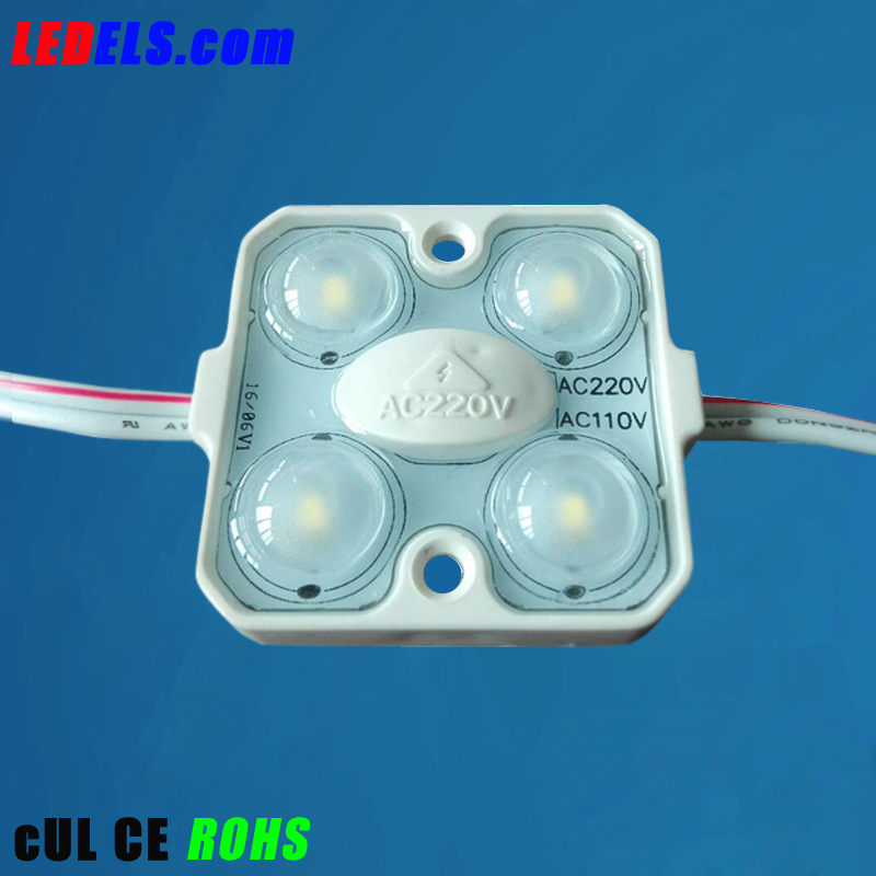 140lm ac cob 2835 Светодиодный модуль 220 В Высокое напряжение 4 Светодиодные модули подсветка для signage пилон и баннер знаки