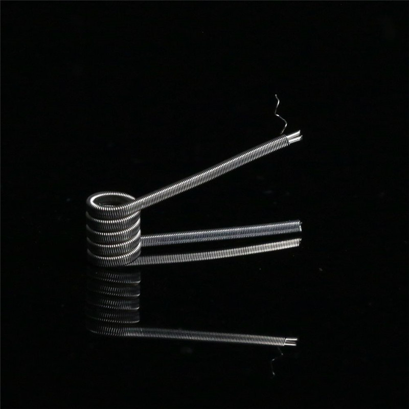 Foggyman 2, четыре ядра, 3 core 4 core fused clapton с сопротивлением штапель рамка нихром Ni80 преднамотанные койлы