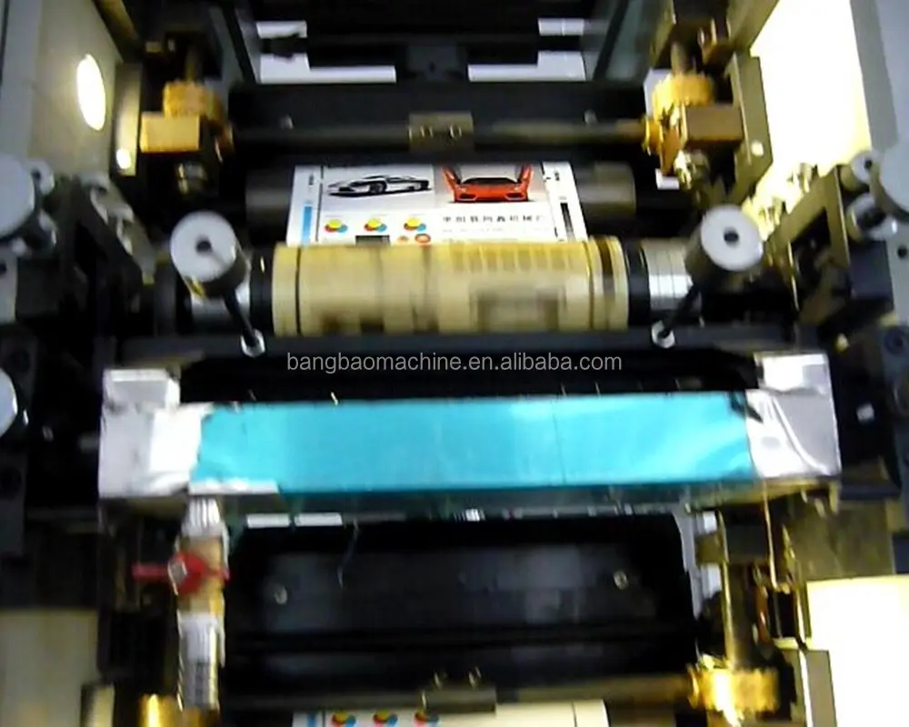 BBR-320 best selling paper roll to roll label high quality Flexo printing machine price