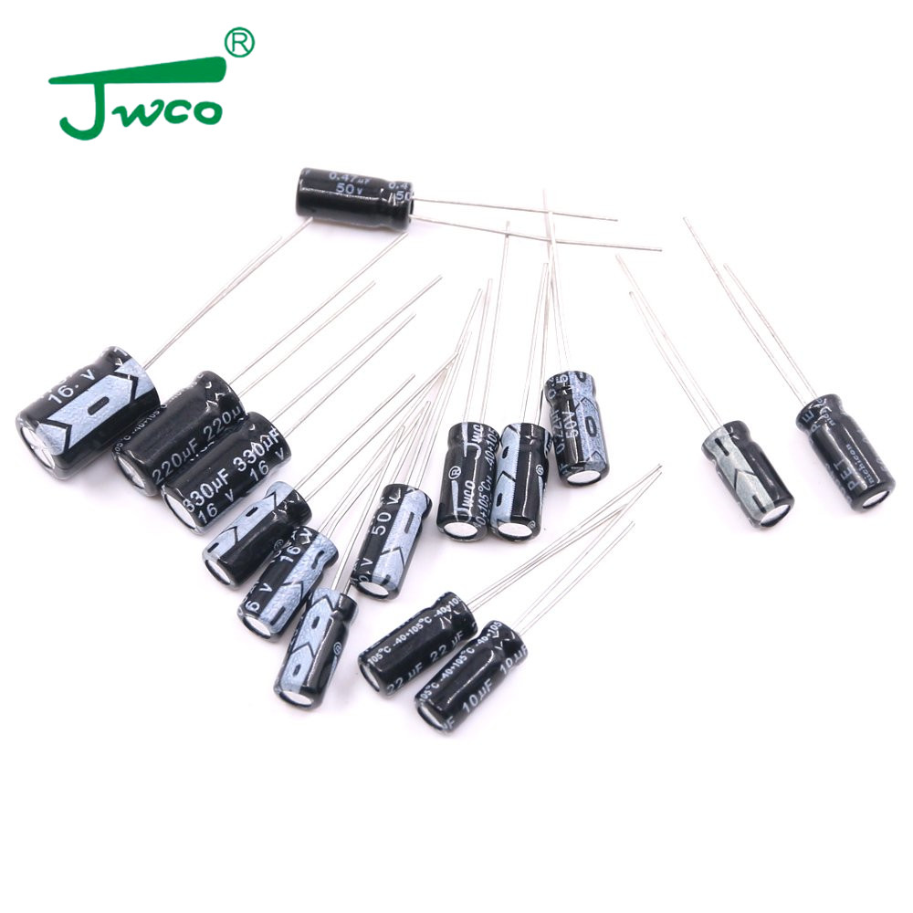 Конденсатор jwco 470 мкФ 16v 8*12 Алюминиевый электролитический конденсатор для печатной платы искусственного интеллекта