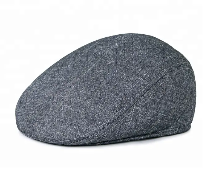 Newest Classical Wholesale Fashion Custom Logo High Quality Soft Wool Outdoor Ivy Hat Cowboy Cap