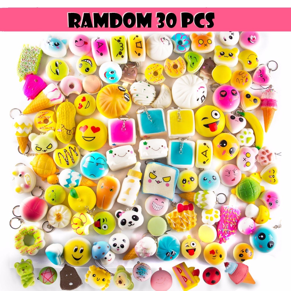 Оптовая Продажа Jumbo Medium мини Мягкий Squishy торт/панда/хлеб/булочки Телефон ремни
