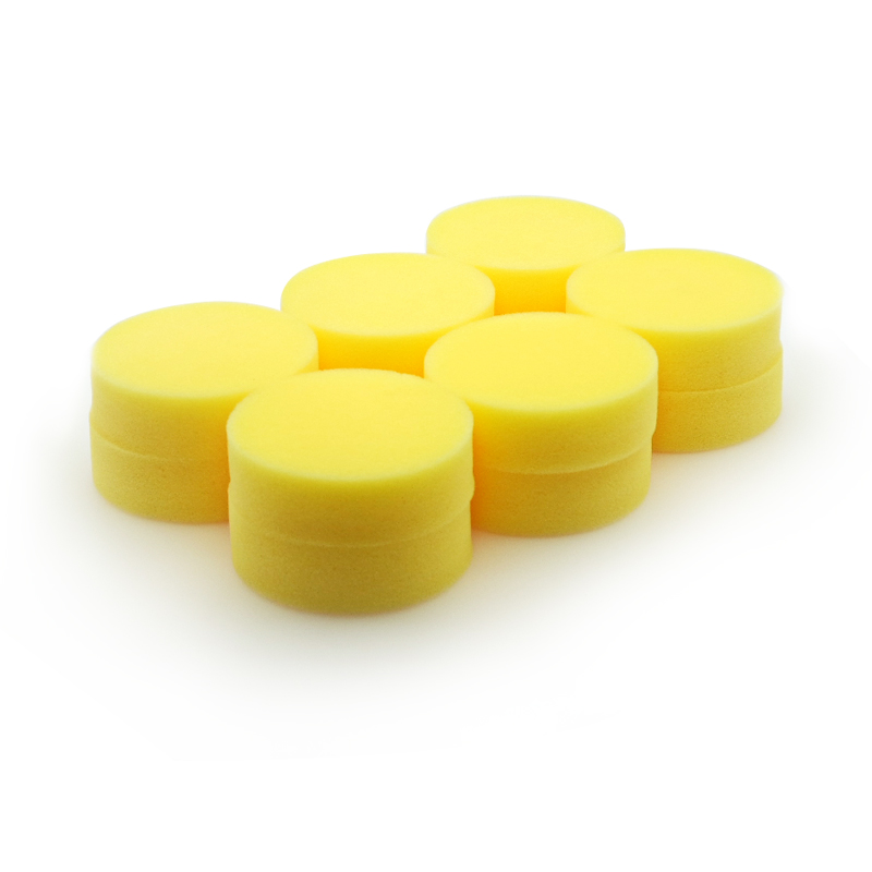 Round shape car wash foam cleaning polishing sponge