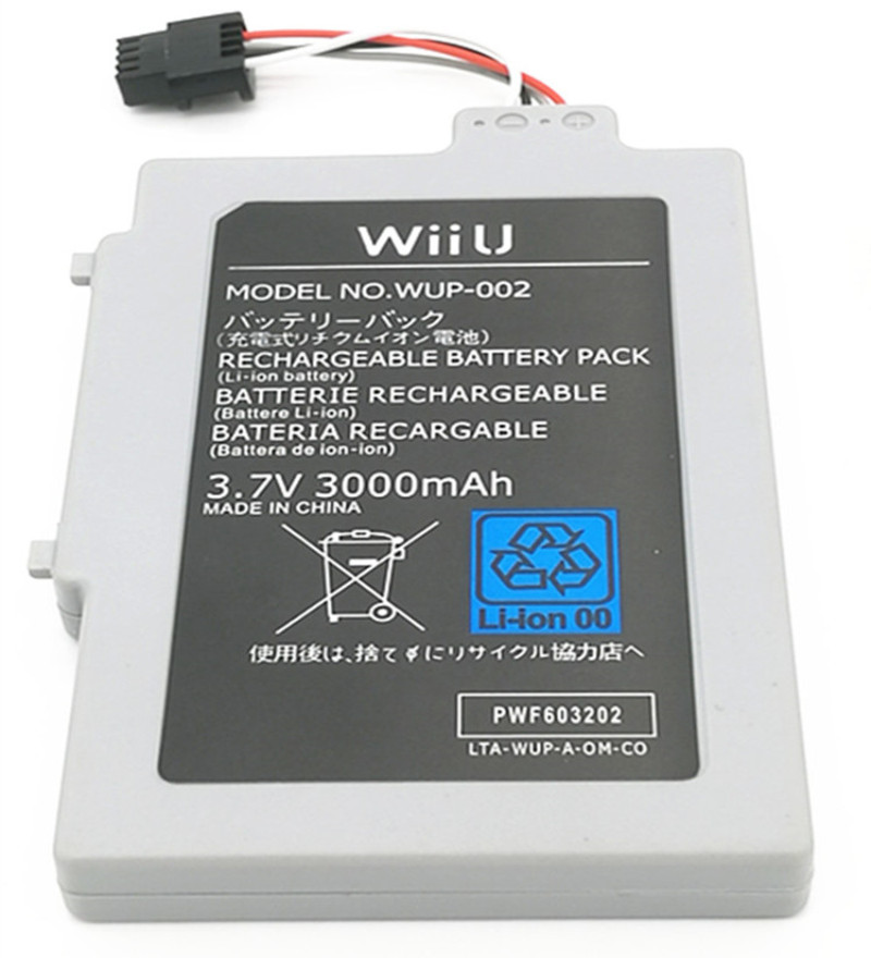 Оптовая продажа с фабрики высокой емкости 3000 mah wup-012 v 3,7 аккумуляторная батарея для Wii U gamepad