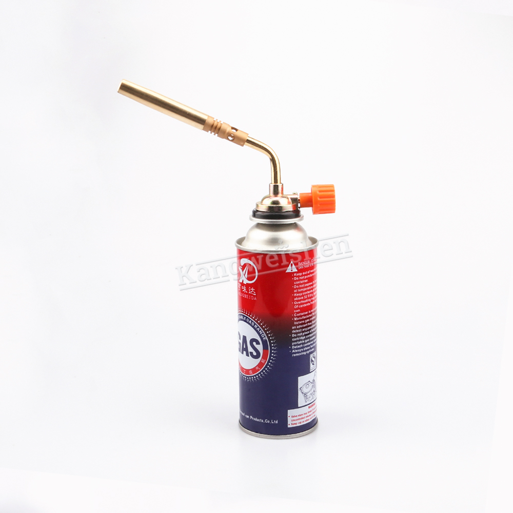 Goden Copper Gas Flame Welding Lighter Fire Gun with Plastic for Cooking & BBQ & Kitchen