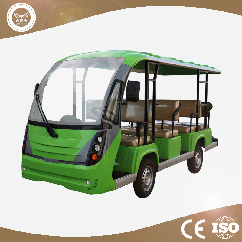 Factory supply 11 passenger electric shuttle bus for sale with CE Certificate