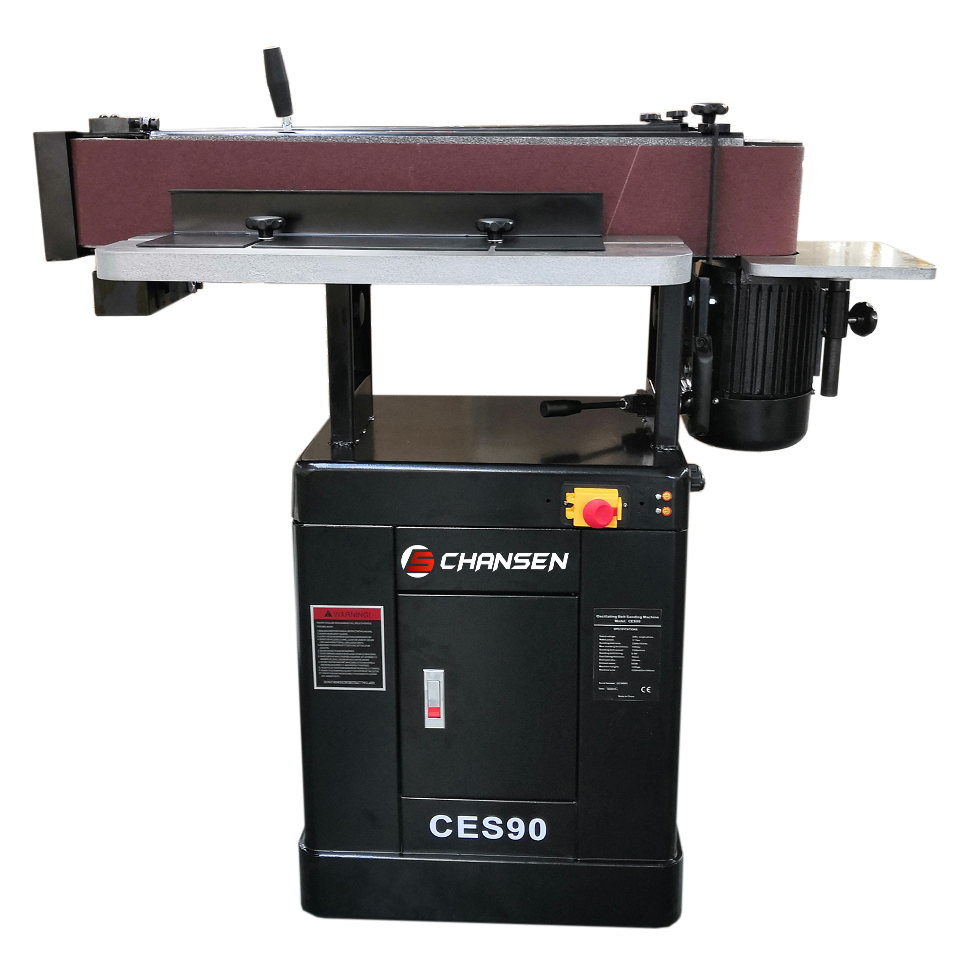 Item#CES90 Oscillating horizontal belt sander machine - Black Edition