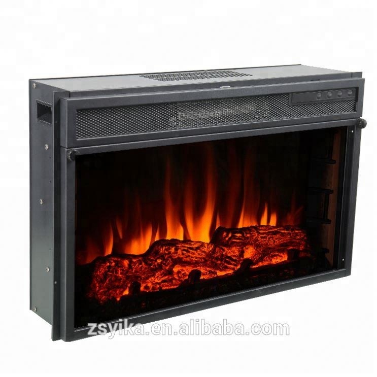 Customized electric fireplace decorative built-in wood electronic heater