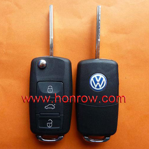 высокое качество vw 3 кнопки дистанционного ключевых оболочки, vw дистанционный ключ пустой, vw ключевых покрытие