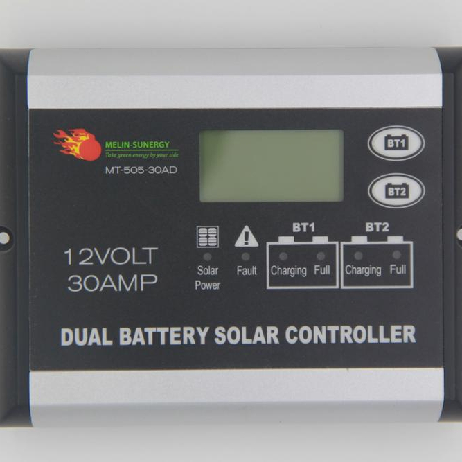 30A Dual Battery Solar Charge Controller
