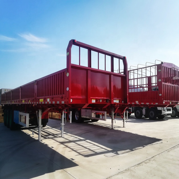 Hongyu усиленный 3 осевой боковой стенки полуприцеп Горячая продажа на рынке Mynamar