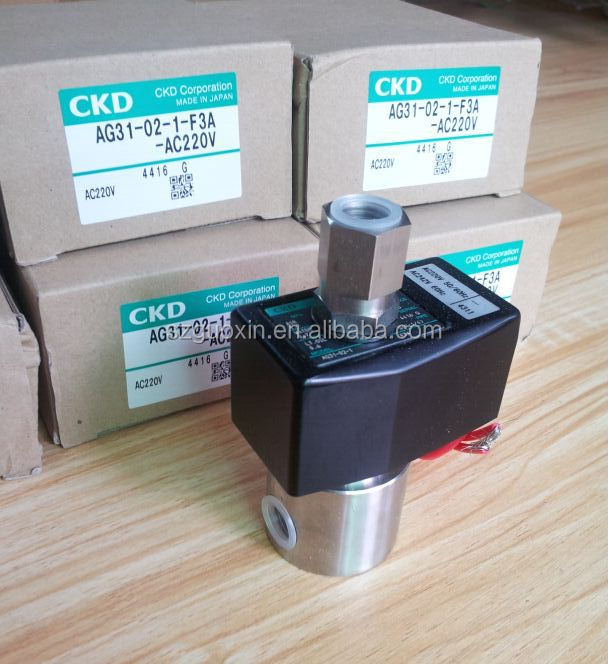 CKD электромагнитный клапан Япония воздуха Электромагнитные клапаны AG31-02-1-F3A-AC220V