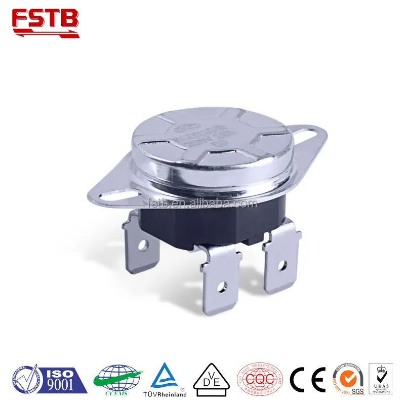 FSTB KSD306 Big Current 250V 16A Bimetal Switch oil heater thermal electric frying oil heaters oven heater pan thermostat