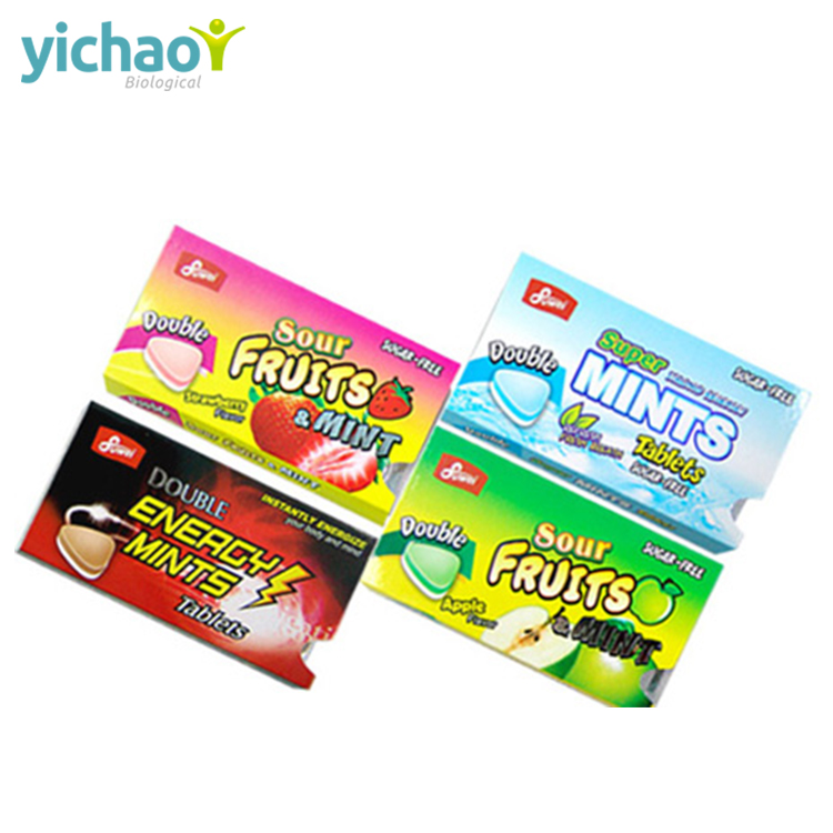 sugar free Double Breath Mint Candy for confectionery products