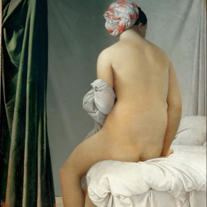 Обнаженные картины с рамкой, холст, принты, классическое искусство, Myriart The Valpincon Bather c1808, джинс Аугуст, Доминик, ингрес