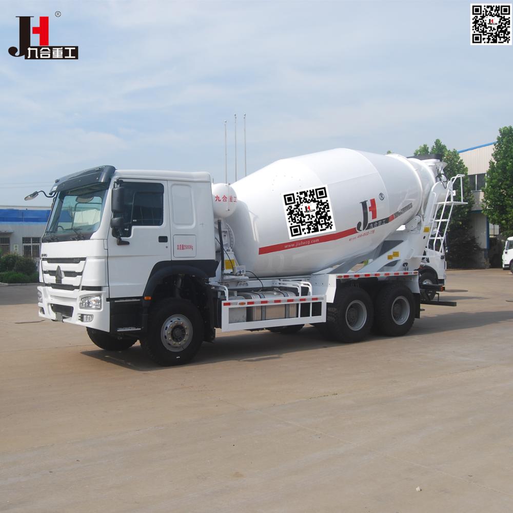 Construction machine factory sale 8m3 9m3 10m3 mobile HOWO concrete mixer truck
