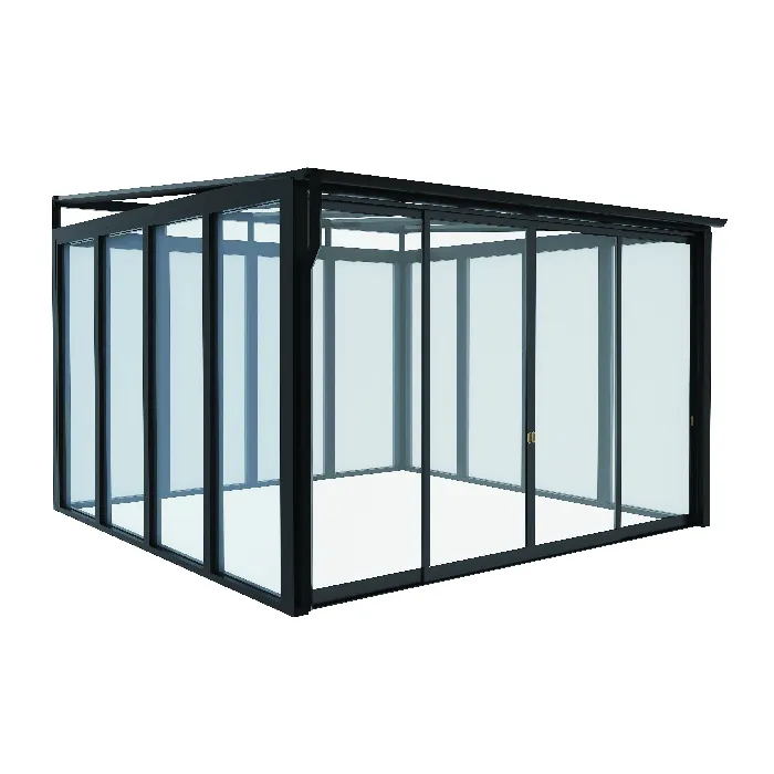 High quality aluminum alloy sunroom sets glass house garden sunroom aluminium summer sunrooms & glass housesus