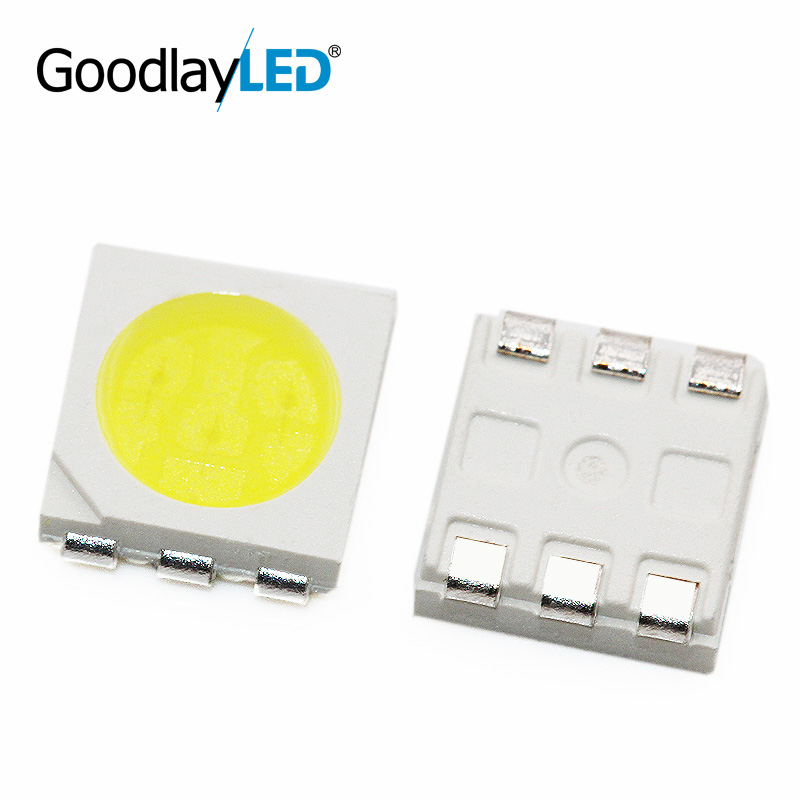 SMD5050 белый 6000K низкая цена 3 чип люменов 22-24LM smd5050 led smd белый 60ma