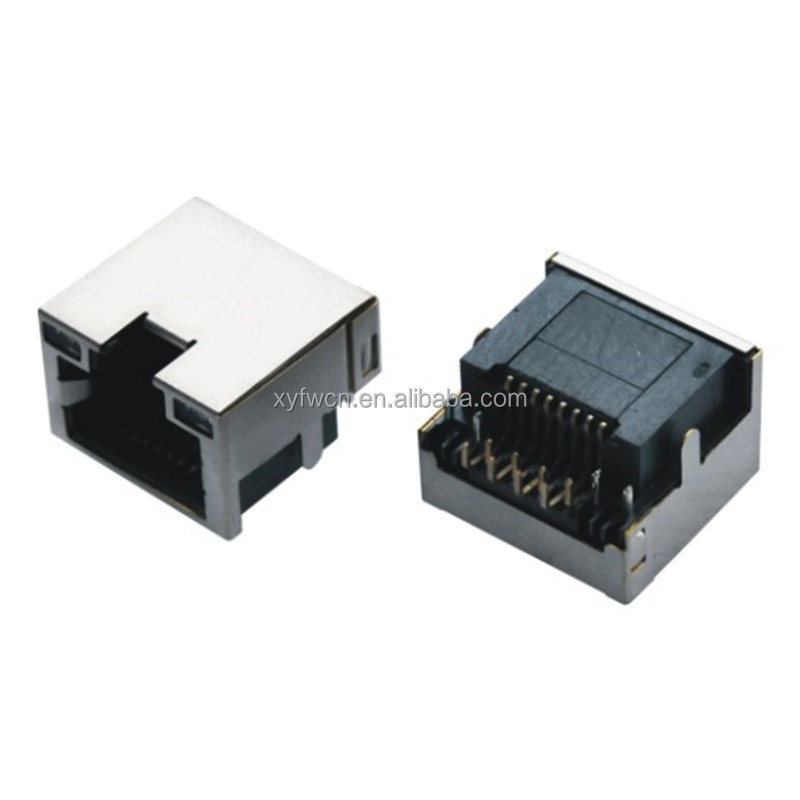 Xyfw панель Pcb Ethernet низкий профиль Rj45 разъем с углом 90 градусов