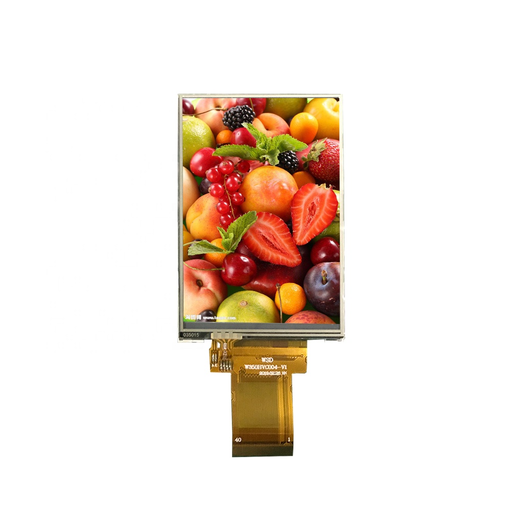 3.5 inch 320*480 resolution 40 pin tft lcd touch display ILI9488 driver IC lcd with RTP