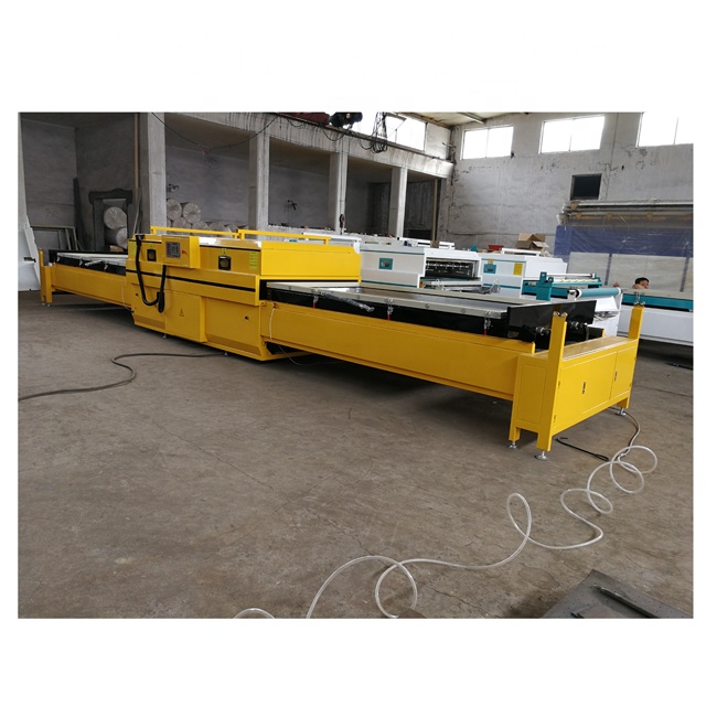 kitchen cabinet laminated pvc mdf door vacuum membrane press machine