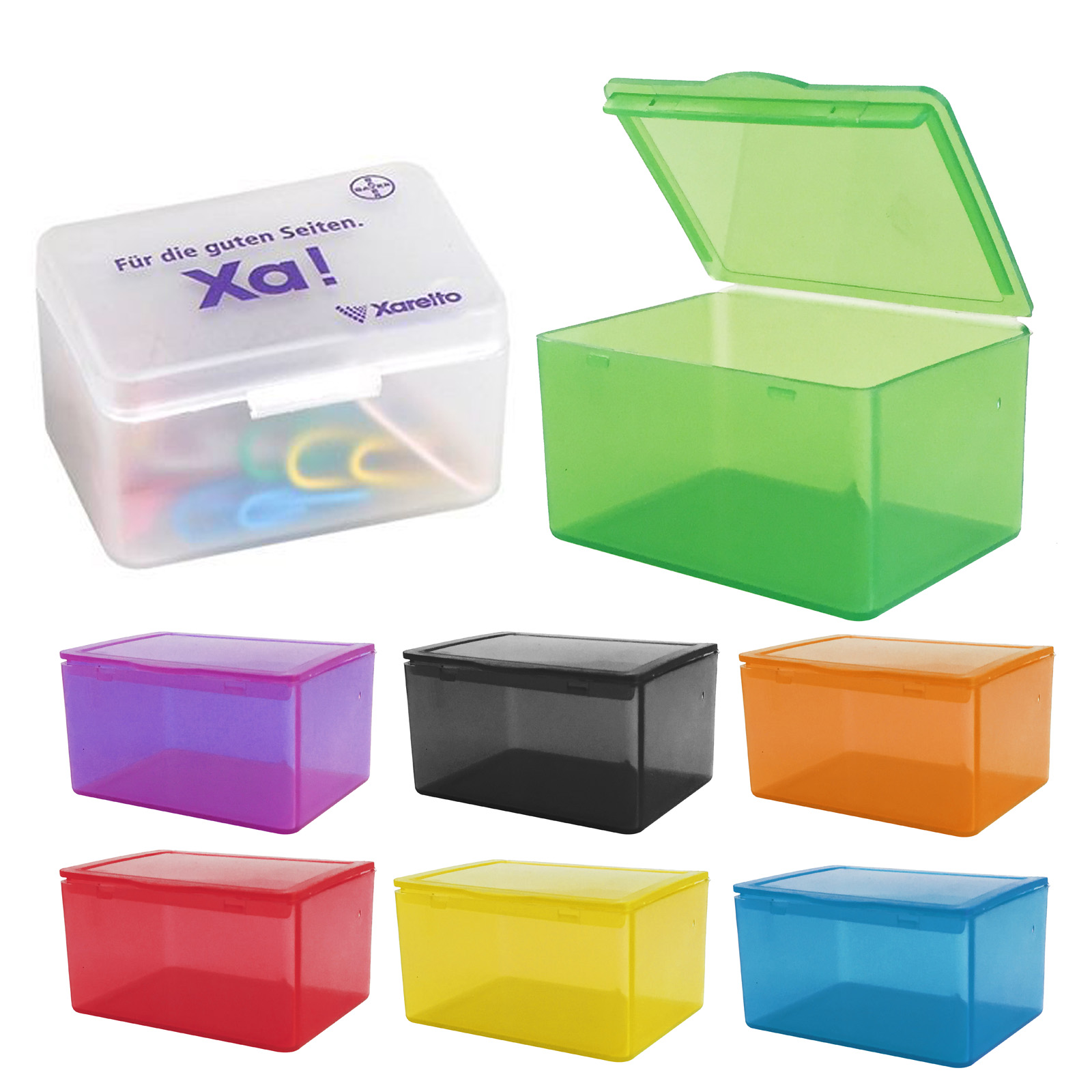 Pocket office desktop flip-open cover frosted finishing Plastic cube square box document file stationery paper notes clip case