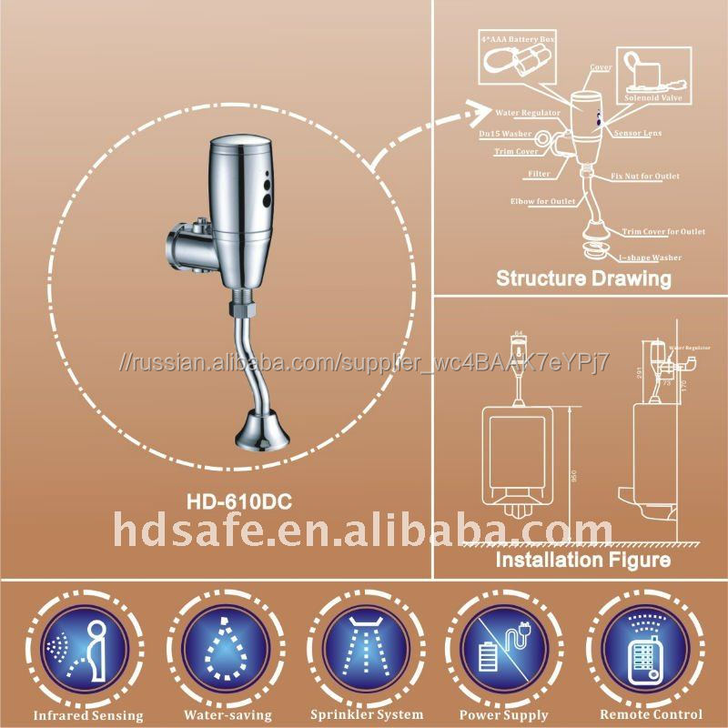 2016 Luxury High End Внешний Электронный Писсуар Flushometer