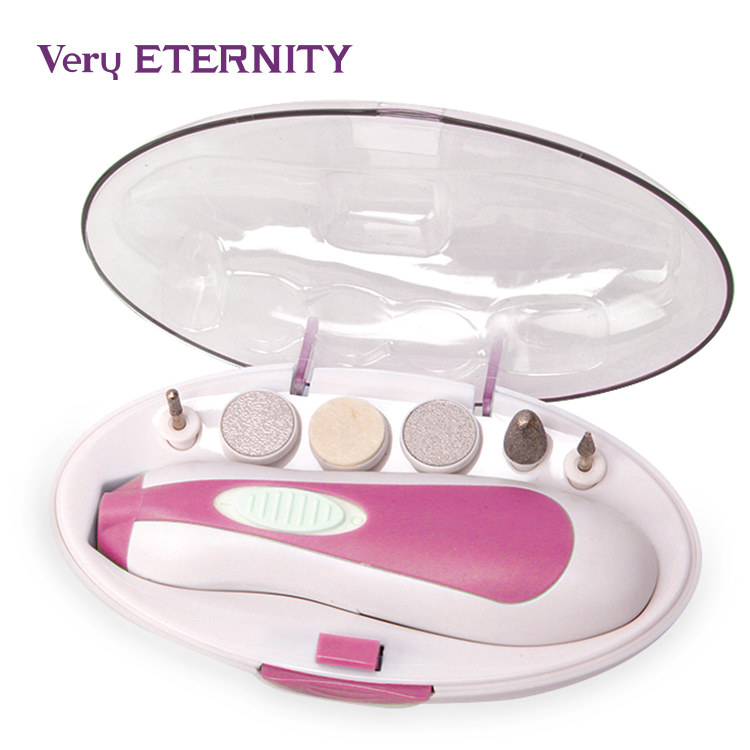 Very Eternity Wholesale pink Rechargeable Nail Care machine,Electric Manicure Pedicure Set,nail trimmer