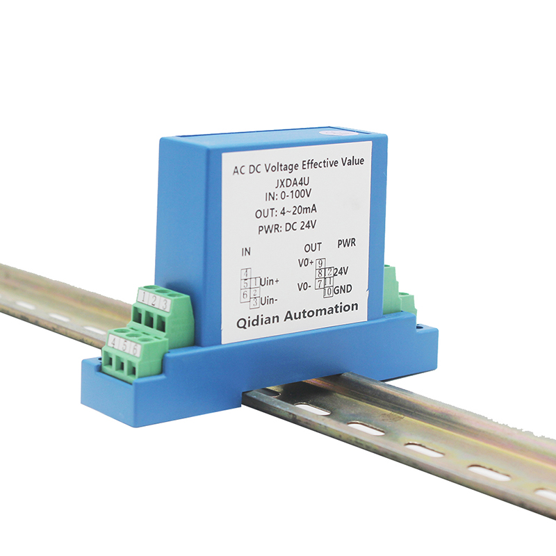 JXDA4U AC DC напряжение Передатчик 0-75mV 0-1000 в вход высокого напряжения датчик