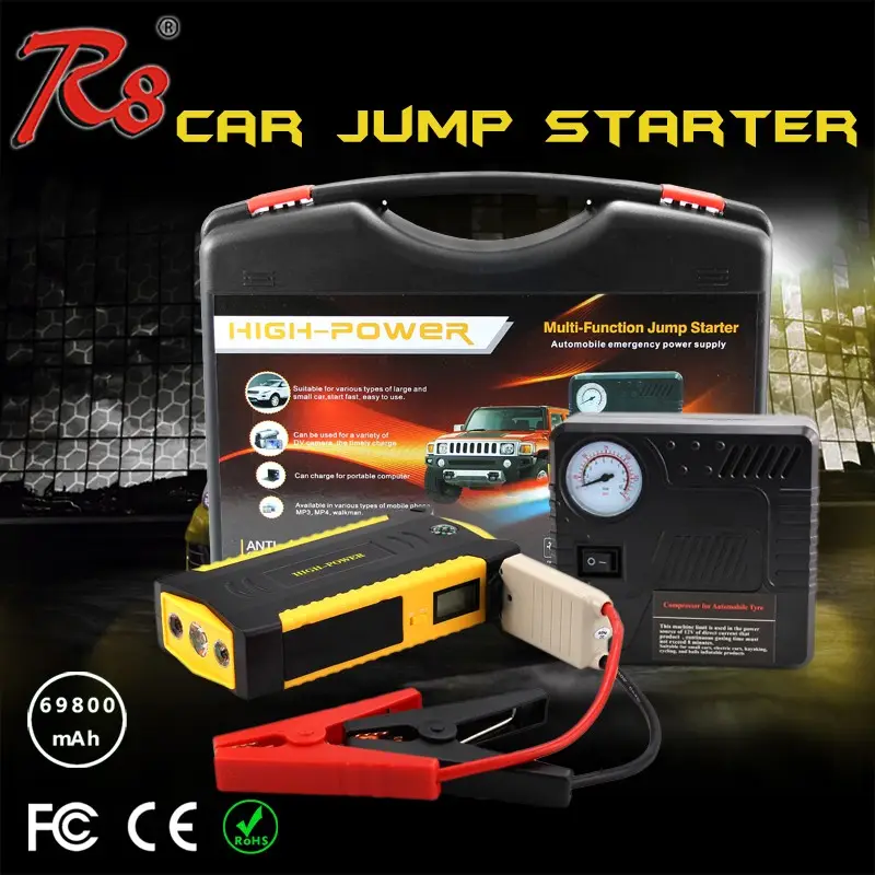 69800mAh Multi-function Car Battery Jump Starter TM19 Portable Power Bank Support 12V Gasoline & Diesel Cars Jump Start