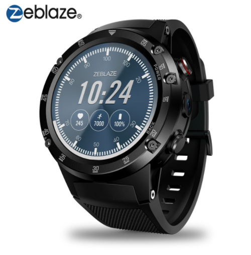 Оригинальные Смарт-часы Zeblaze THOR 4 Plus, телефон Android 7,1, 4G, LTE, пульсометр, GPS, Смарт-часы, напоминание о сообщениях